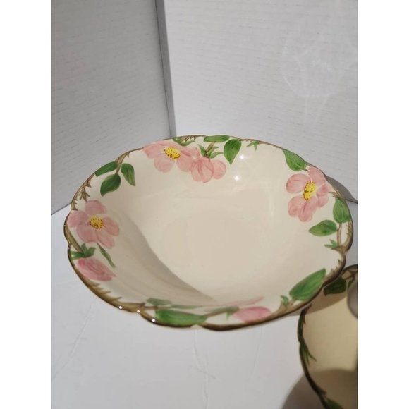 Franciscan Desert Rose Serving Bowl or Gravy Boat Made in California Pink Rose - Picture 2 of 10